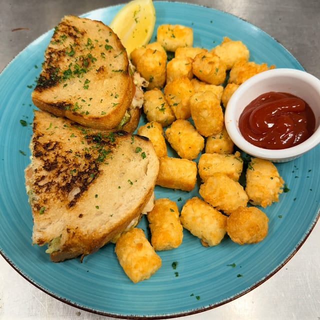 Deluxe Dungeness Crab Melt.