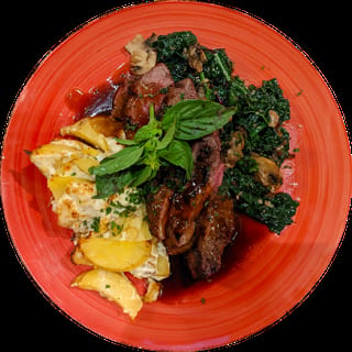 Marinated and Grilled Flat Iron Steak